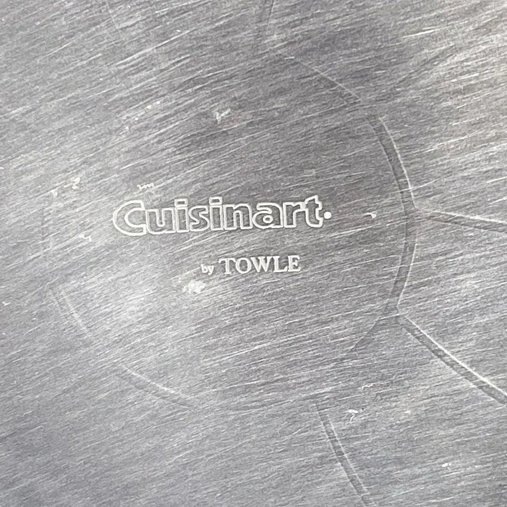 Cuisinart by Towle‎ Flower Blossom Serving Tray Platter Bowl Cast Aluminum 11.5